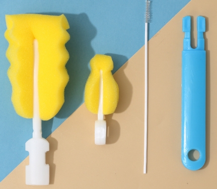 长柄瓶刷清洁海绵杯刷 吸管奶嘴刷日用品 长柄瓶刷清洁海绵杯刷 吸管奶嘴刷日用品